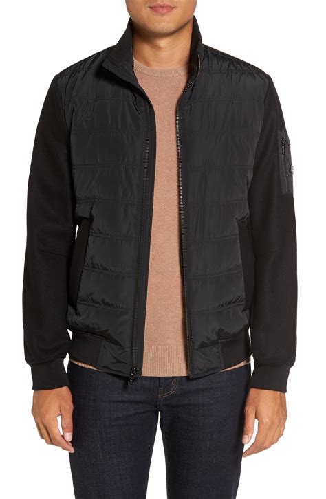 michael kors mens jacket black